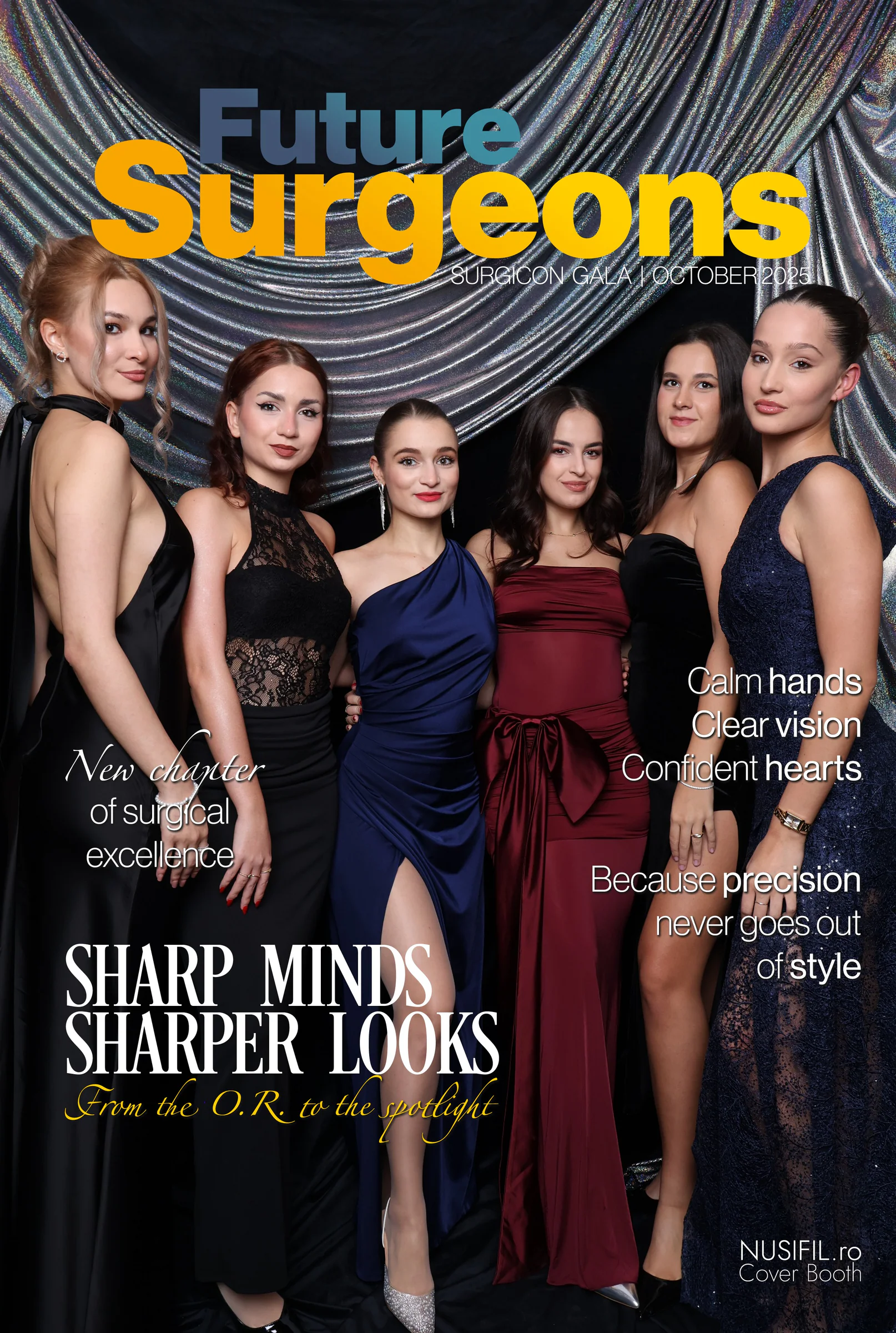 Invitați fotografiați în studioul Nusifil la Gala Surgicon