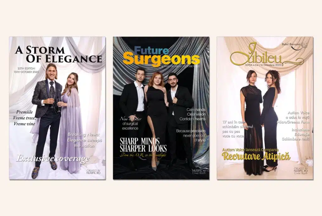 Studio Magazine Cover Nusifil - copertă realizată la eveniment 7
